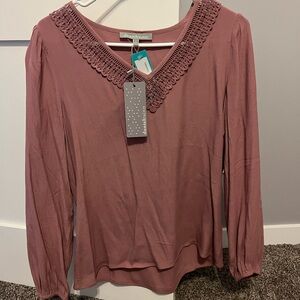 Daniel Rainn Mauve Blouse